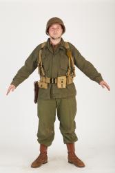  Photo Man in USA uniform WW 2 